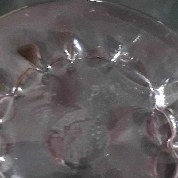 Elegant Pink Glass Pitcher - Picture 7 of 8